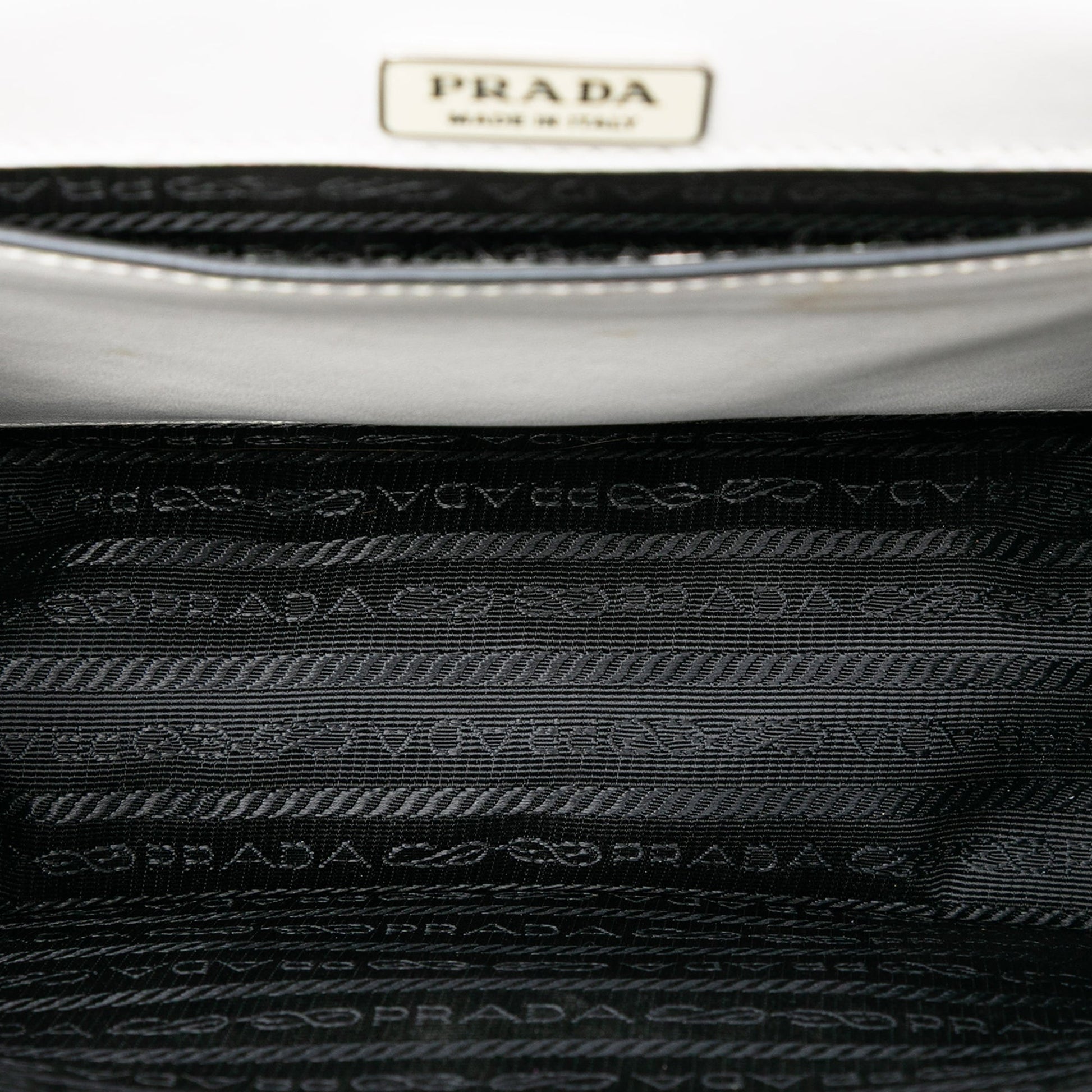 Prada City Calf Studded Folk Corsiere Satchel