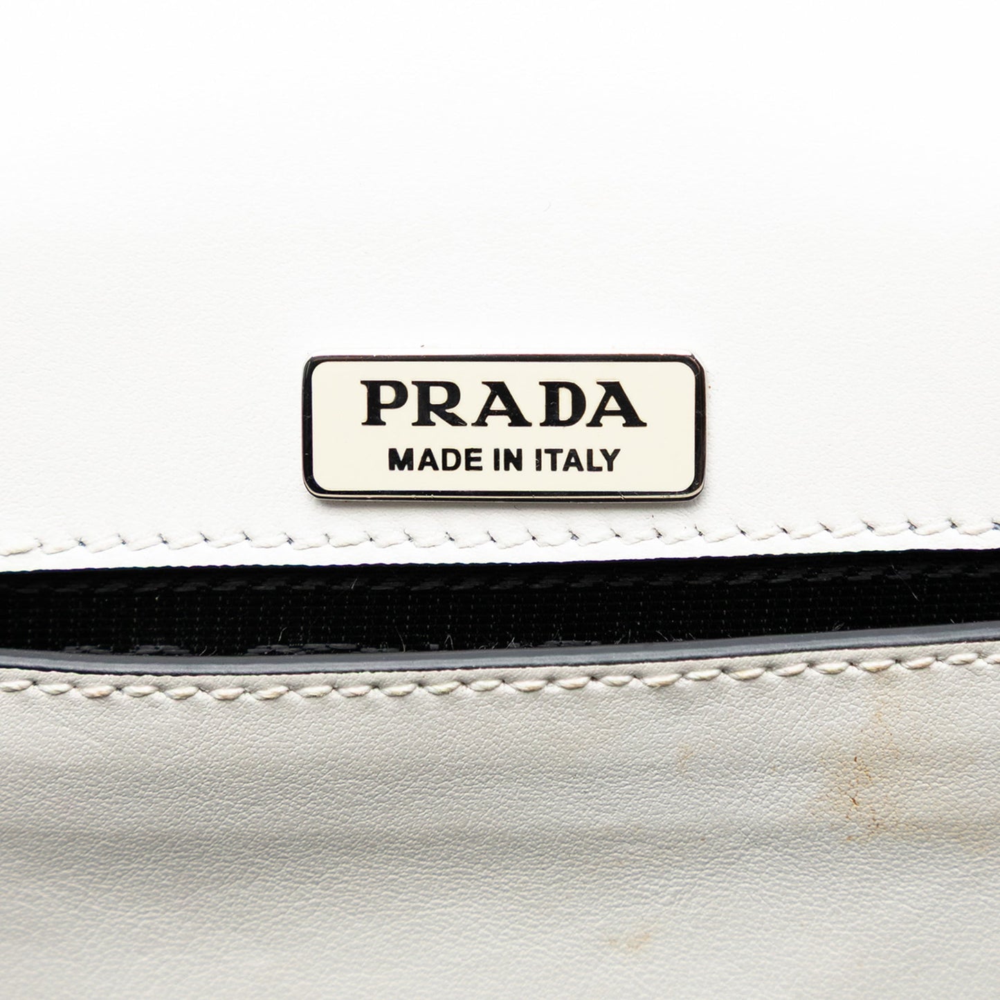 Prada City Calf Studded Folk Corsiere Satchel