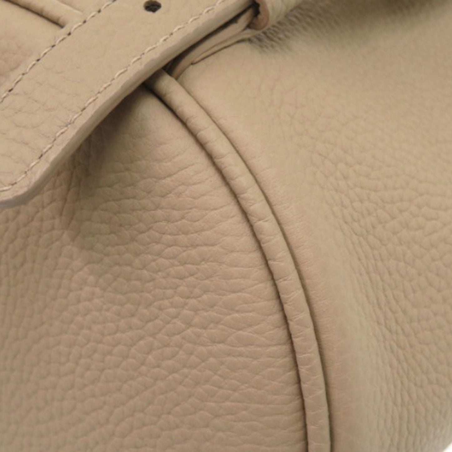 Loro Piana Grained Calfskin Extra Drawstring Backpack