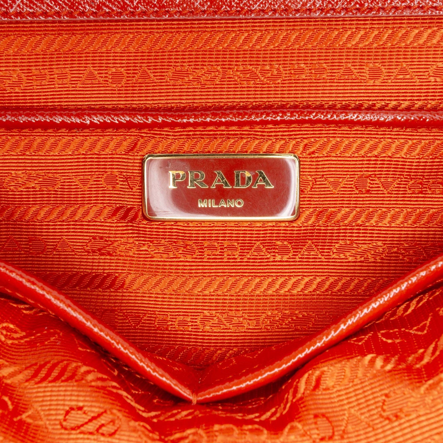 Prada Medium Saffiano Vernice Galleria Double Zip Satchel