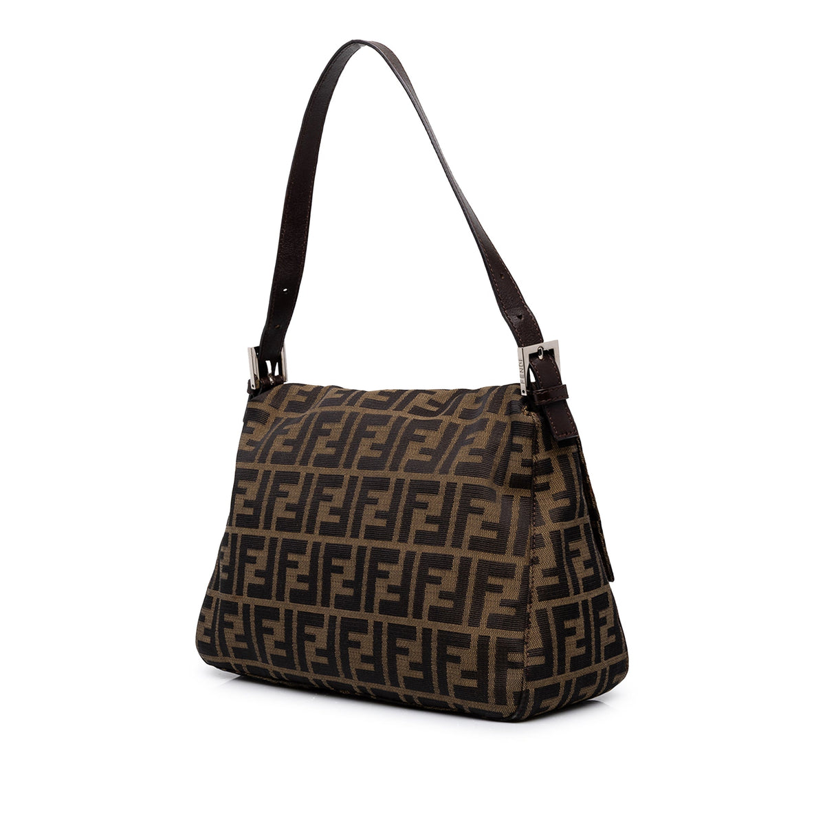 Fendi Zucca Canvas Mamma Forever — Brown