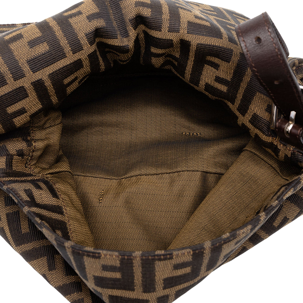 Fendi Zucca Canvas Mamma Forever — Brown