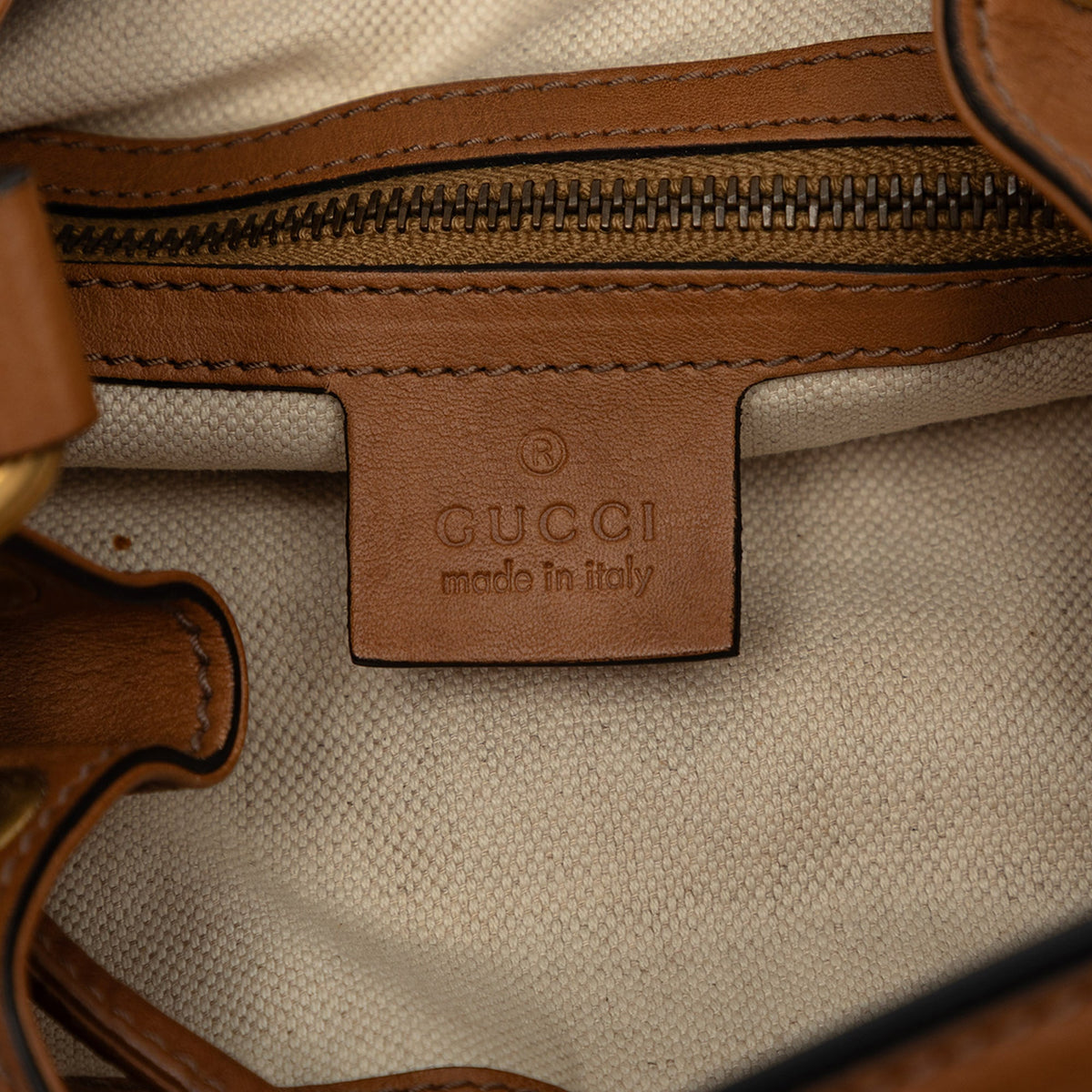 Gucci GG Canvas Web Rania Drawstring Hobo