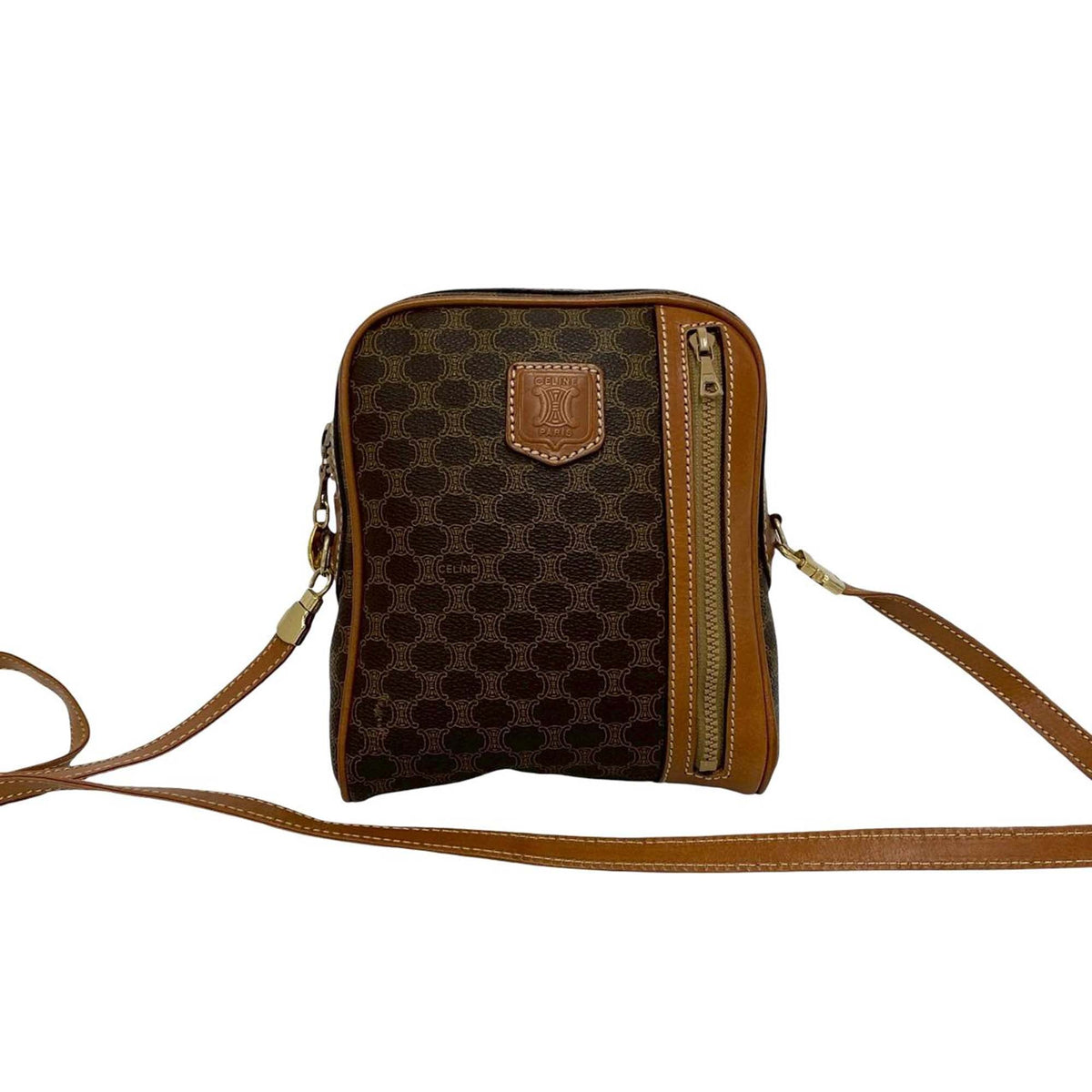 Celine Macadam Coated Canvas Crossbody