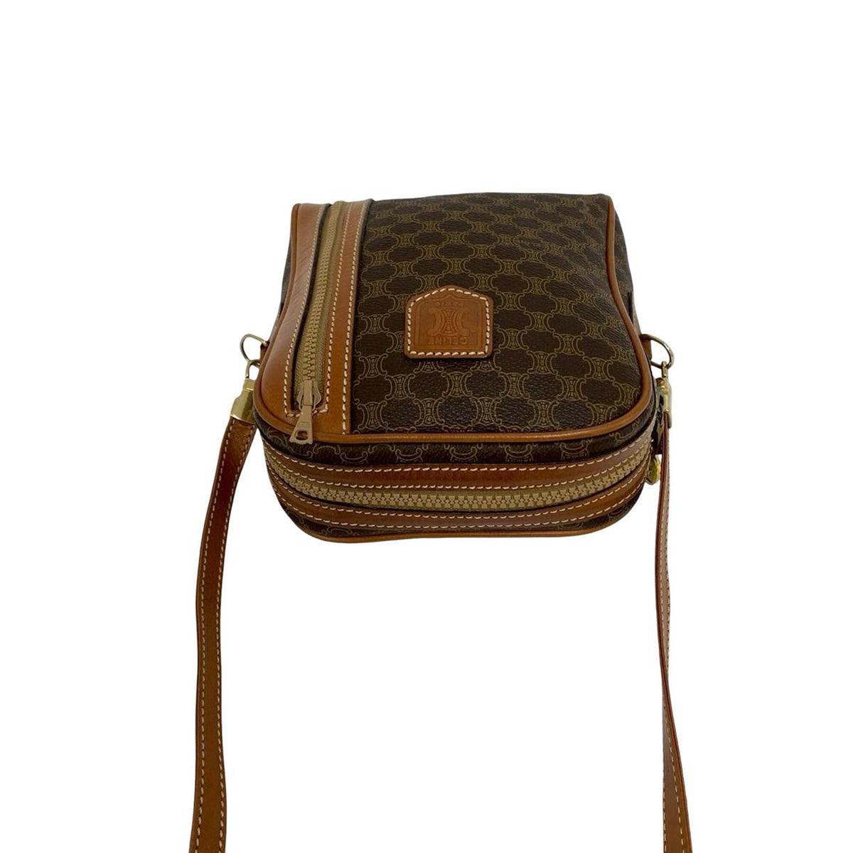 Celine Macadam Coated Canvas Crossbody