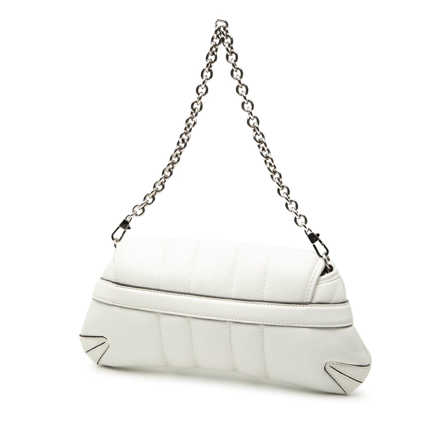Gucci Small Quilted Leather Horsebit Chain Satchel