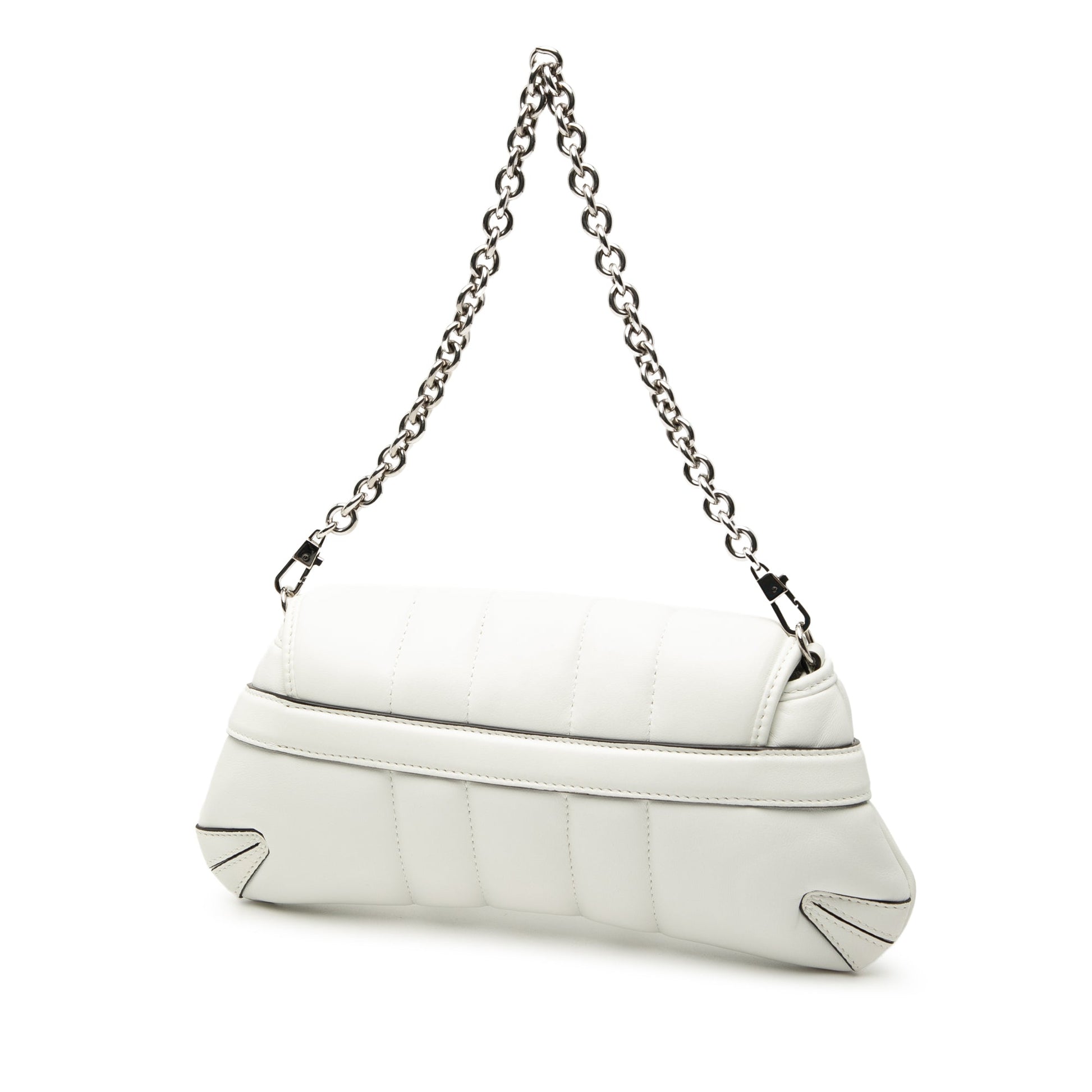 Gucci Small Quilted Leather Horsebit Chain Satchel