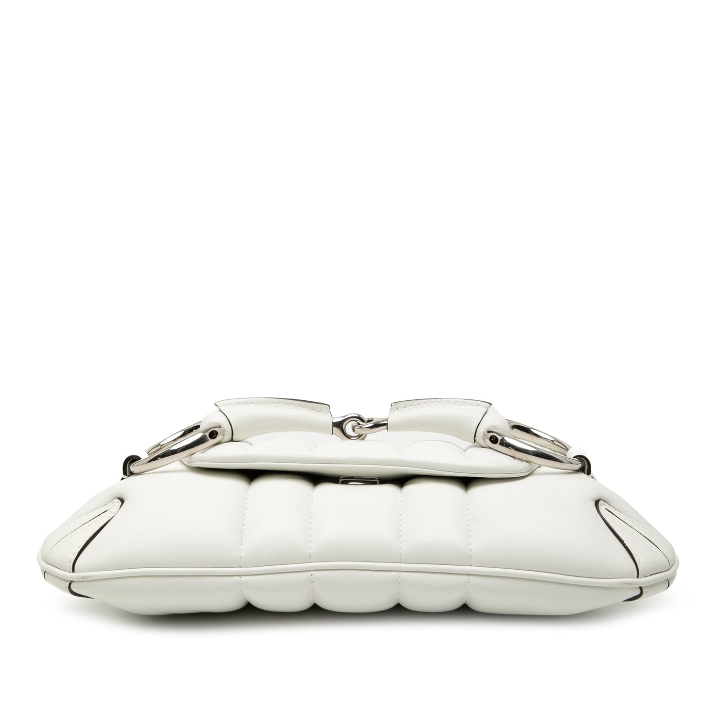 Gucci Small Quilted Leather Horsebit Chain Satchel