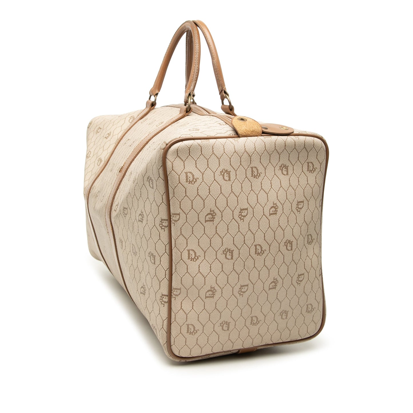 Dior Honeycomb Coated Canvas Travel Bag