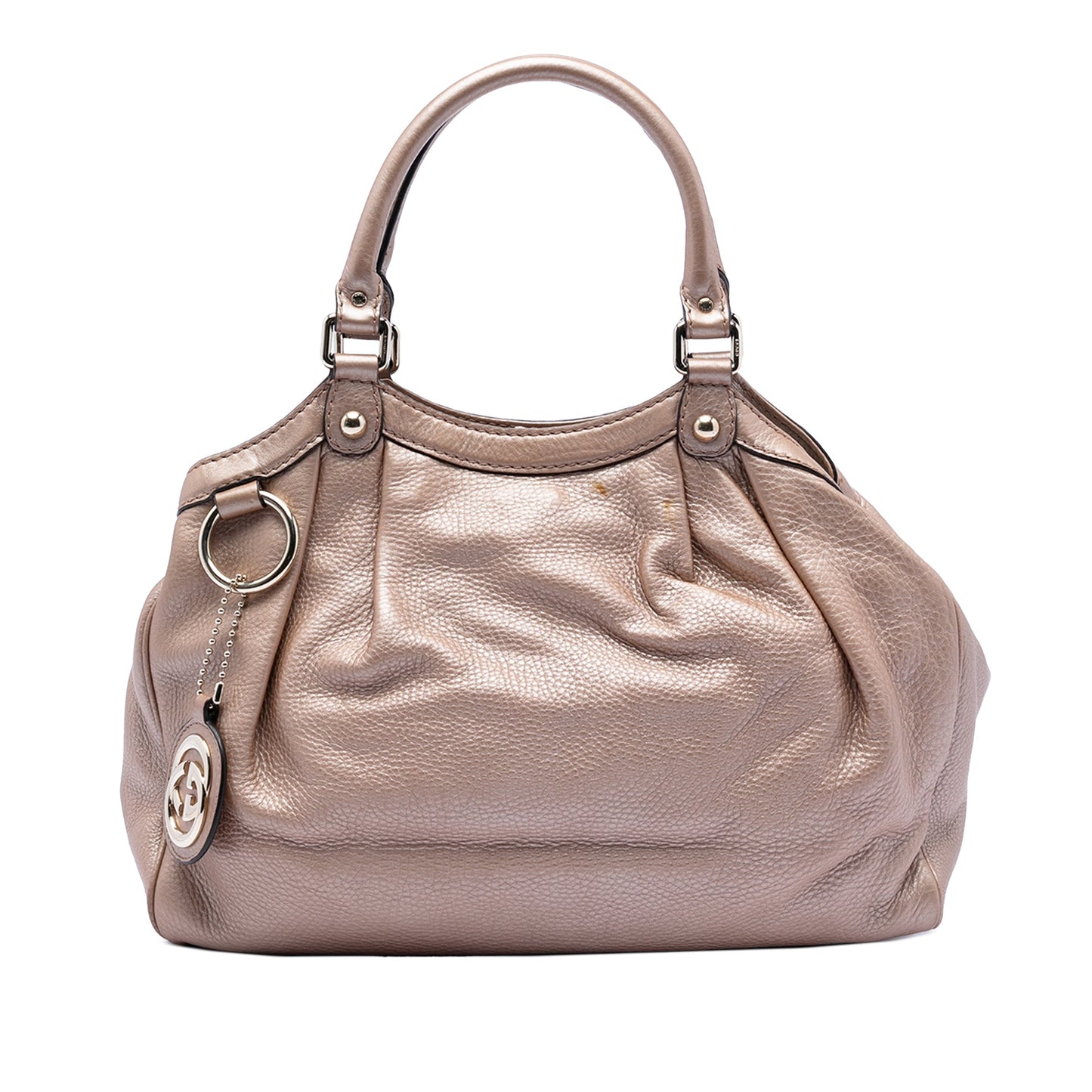 Medium Metallic Calfskin Sukey Tote