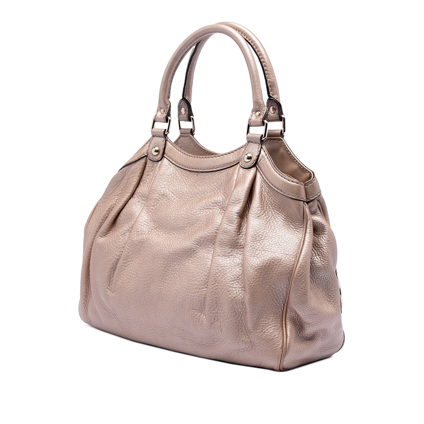 Medium Metallic Calfskin Sukey Tote