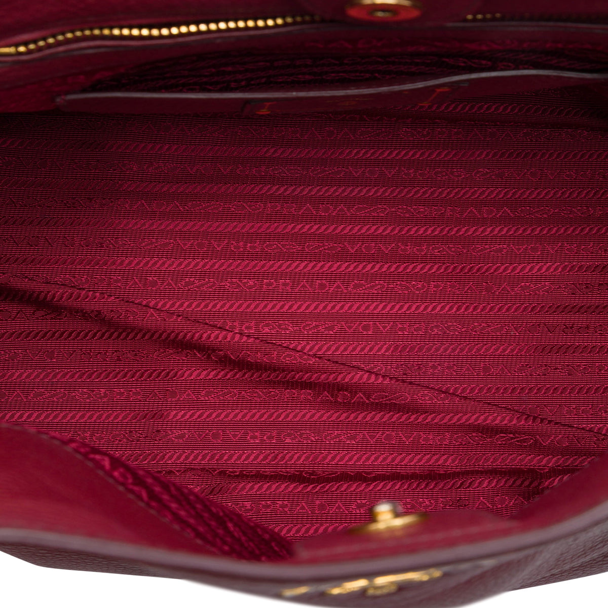 Prada Vitello Daino Open Convertible Tote