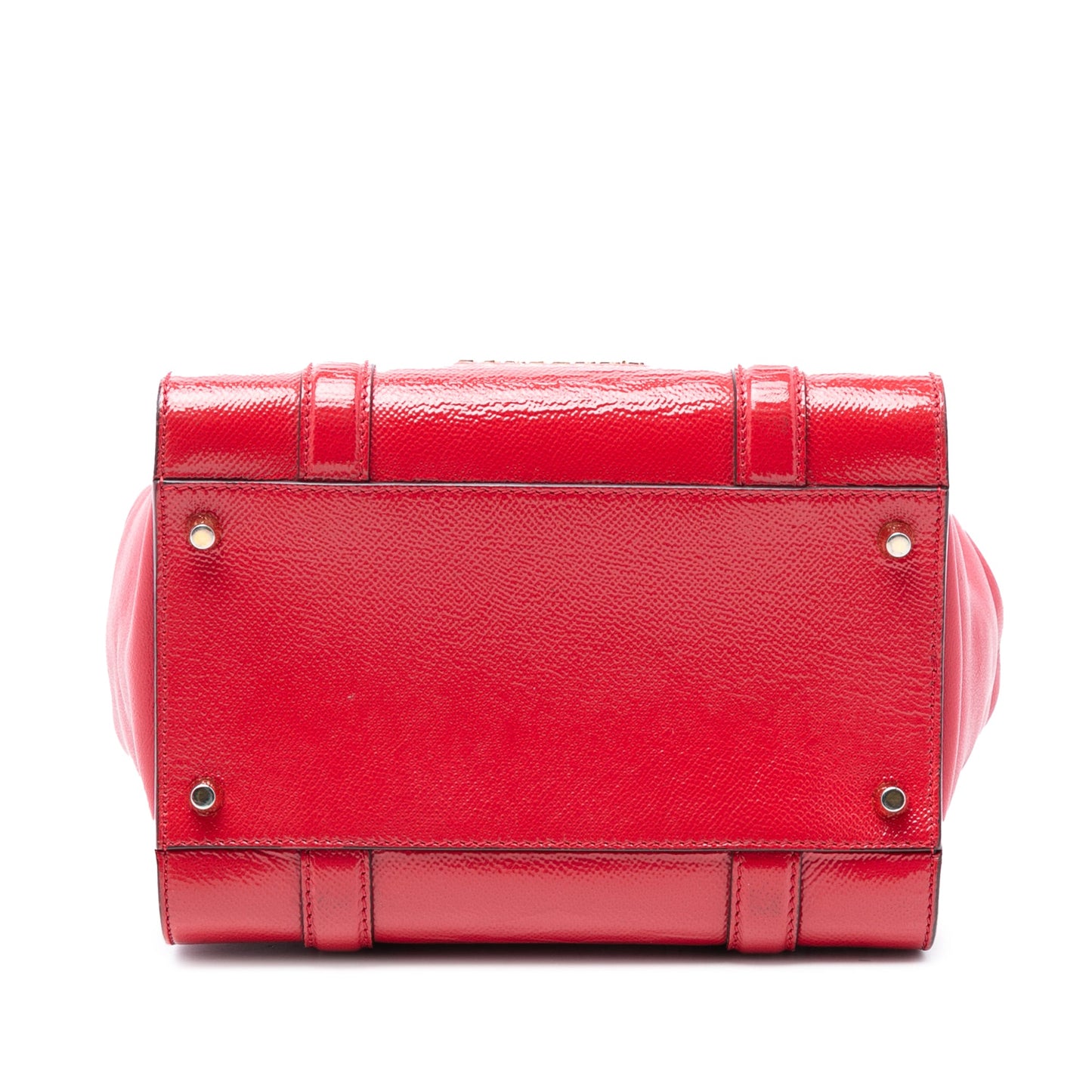 Burberry Small Patent Dinton Satchel