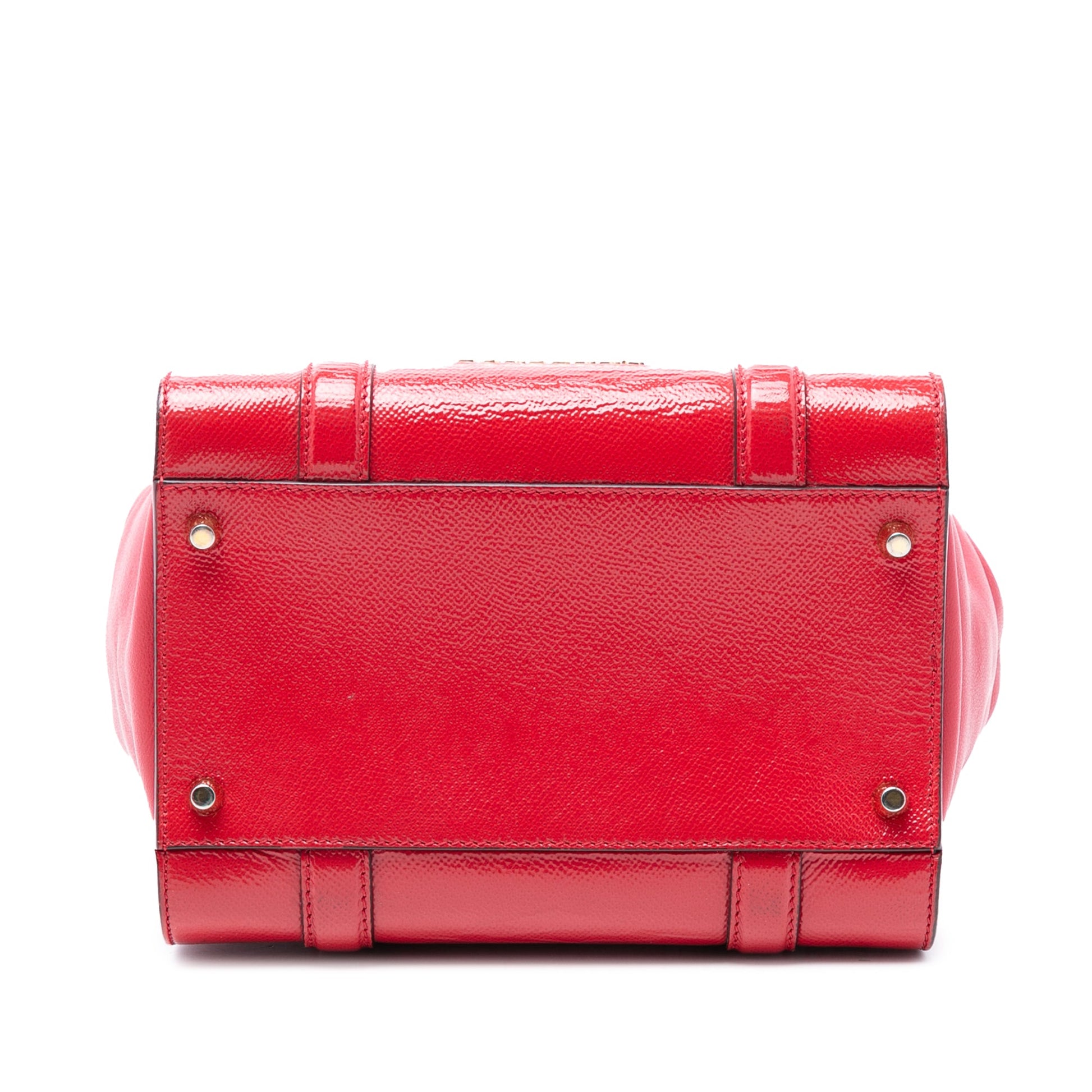 Burberry Small Patent Dinton Satchel