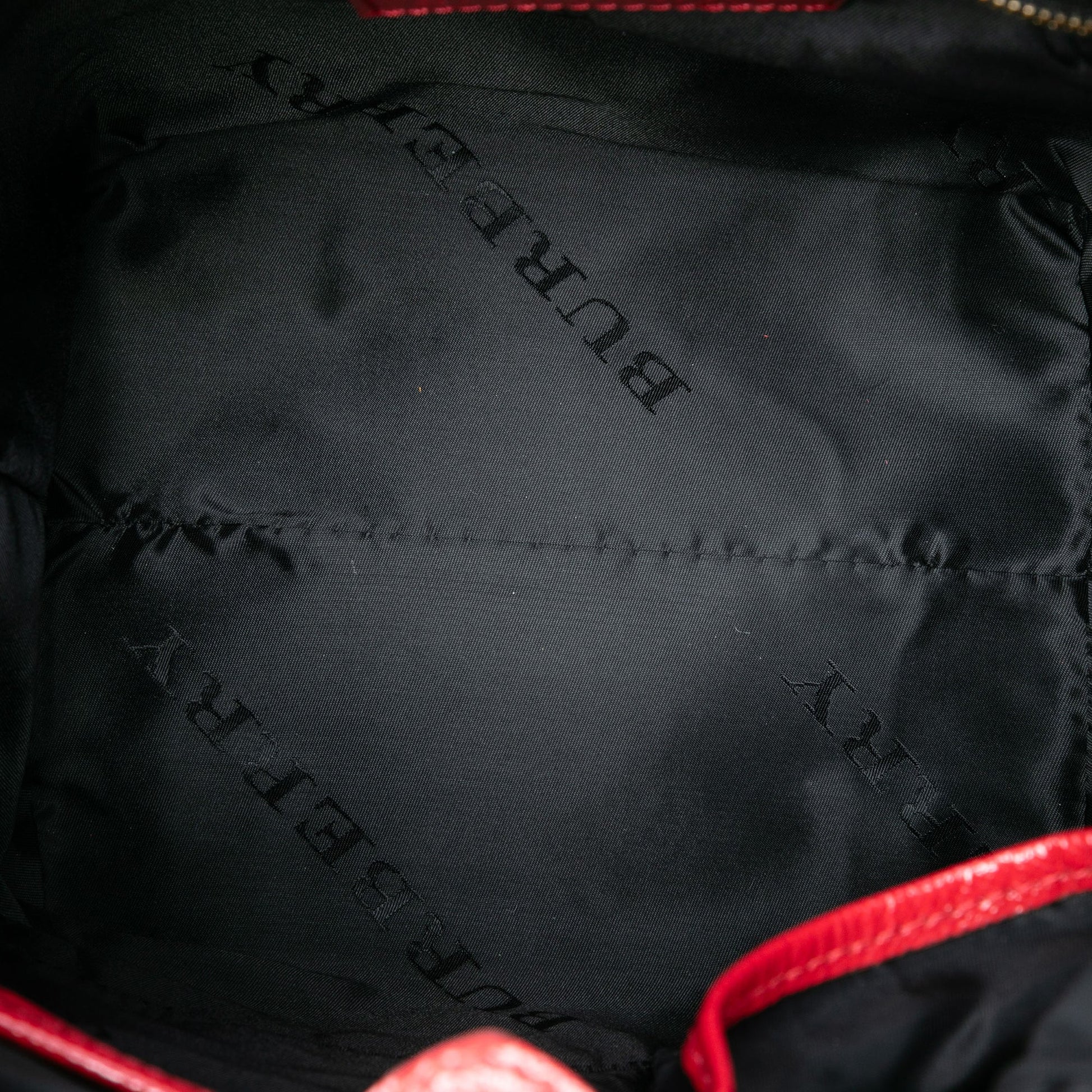 Burberry Small Patent Dinton Satchel