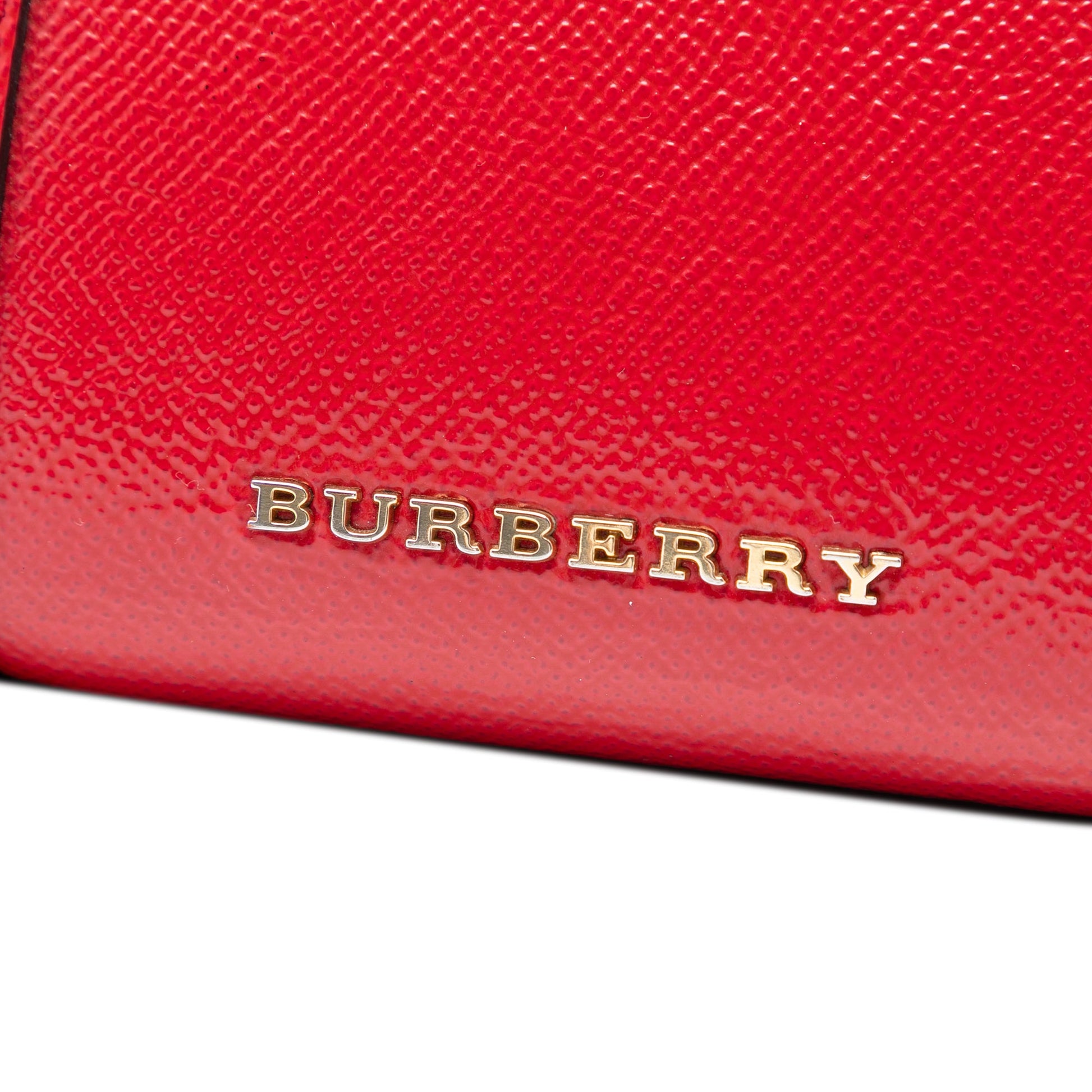 Burberry Small Patent Dinton Satchel