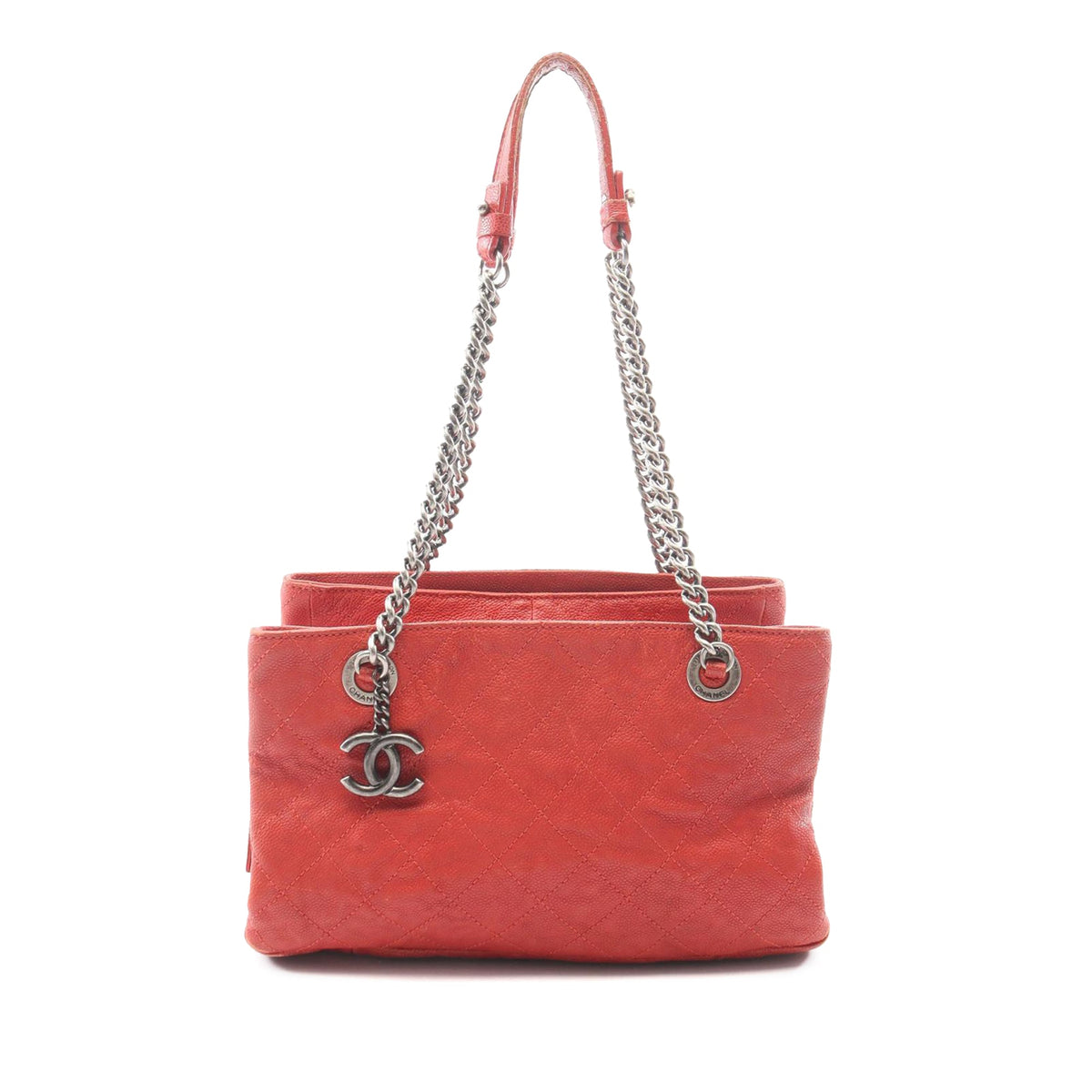 Chanel CC Quilted Caviar Tote