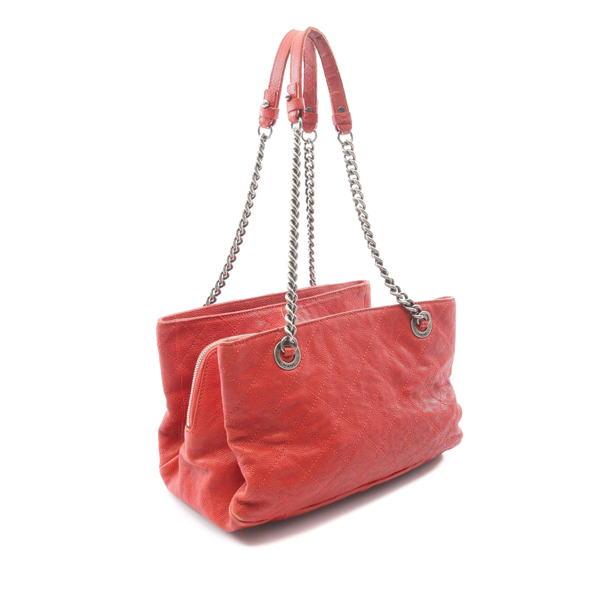 Chanel CC Quilted Caviar Tote