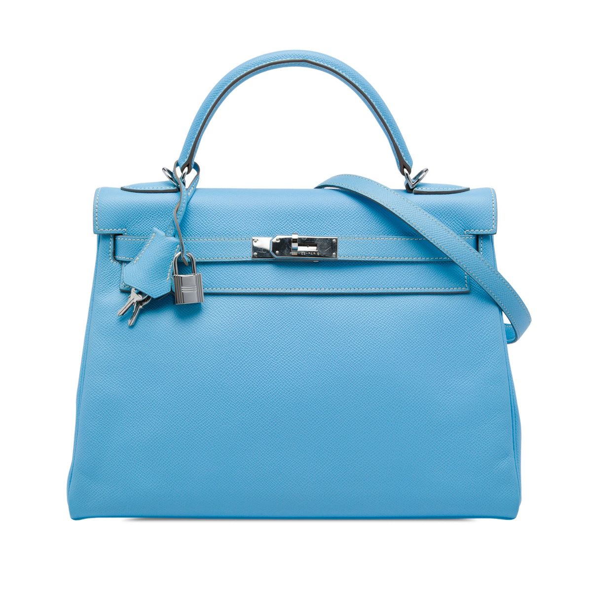 Hermès Epsom Candy Verso Kelly II Retourne 32 — Blue