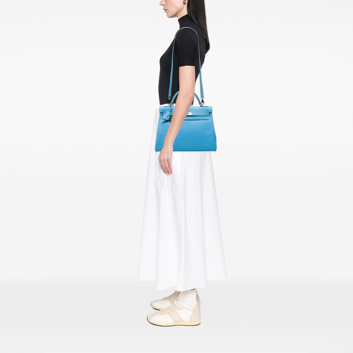 Hermès Epsom Candy Verso Kelly II Retourne 32 — Blue