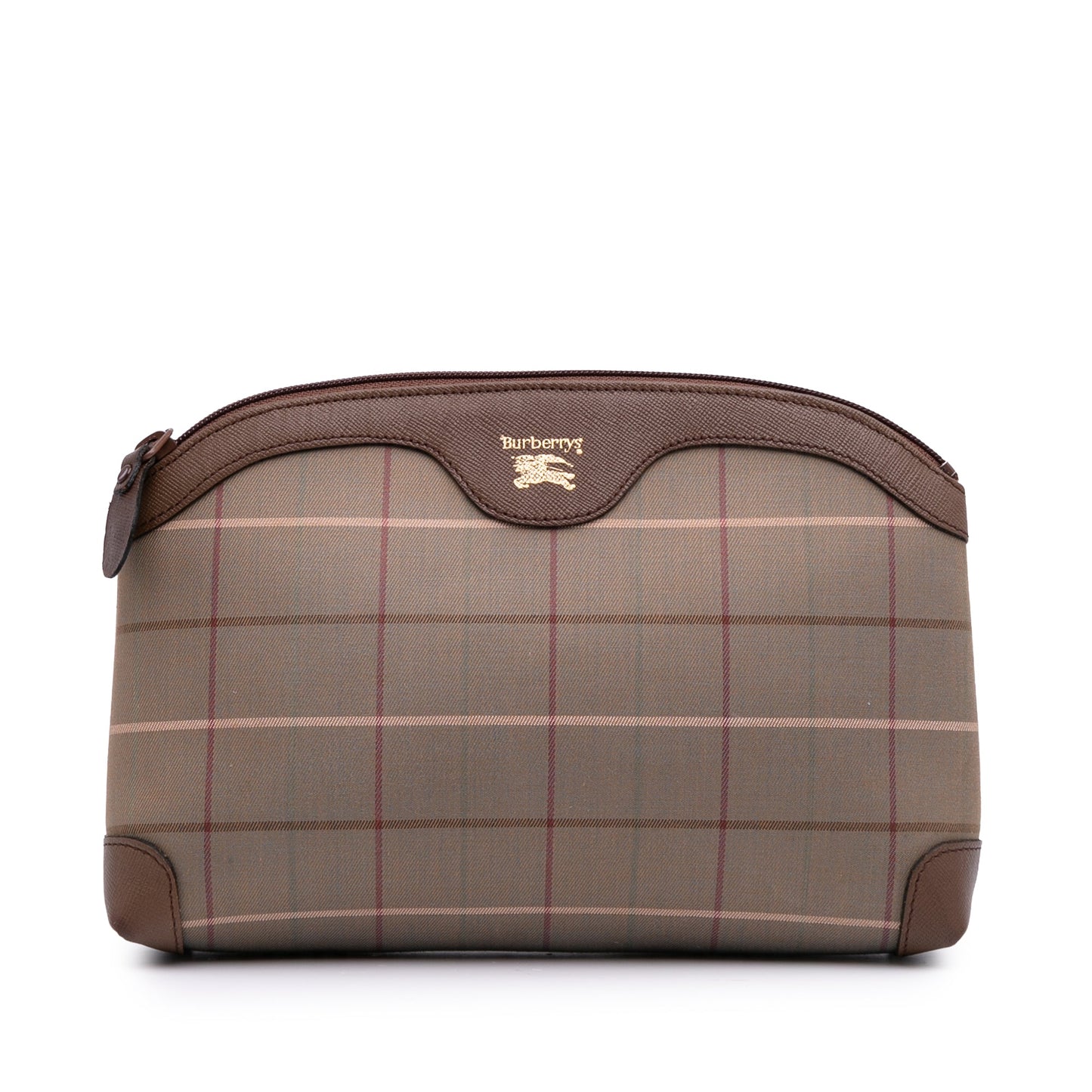 Burberry Vintage Check Canvas Clutch