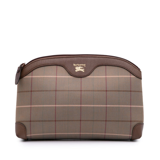 Burberry Vintage Check Canvas Clutch