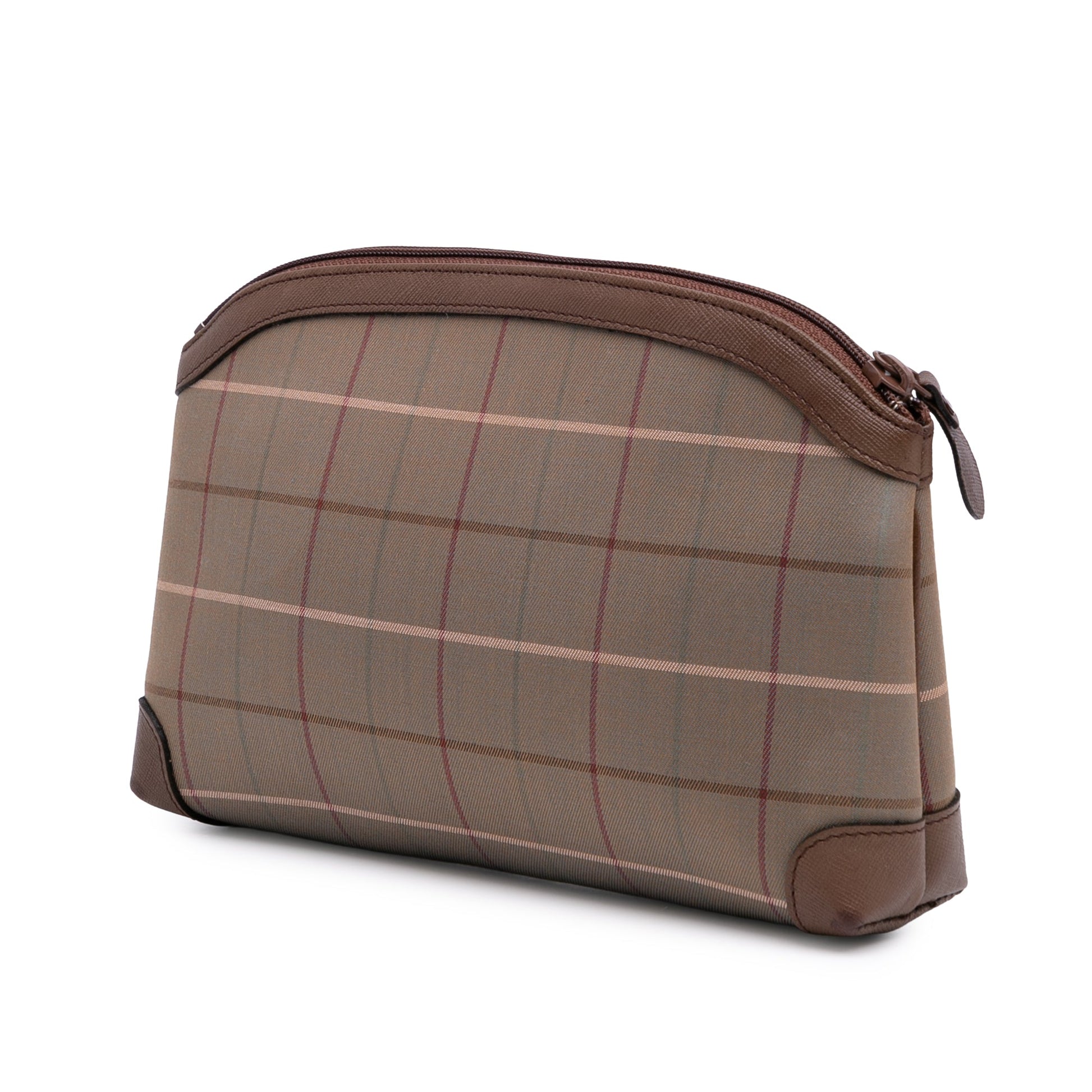 Burberry Vintage Check Canvas Clutch