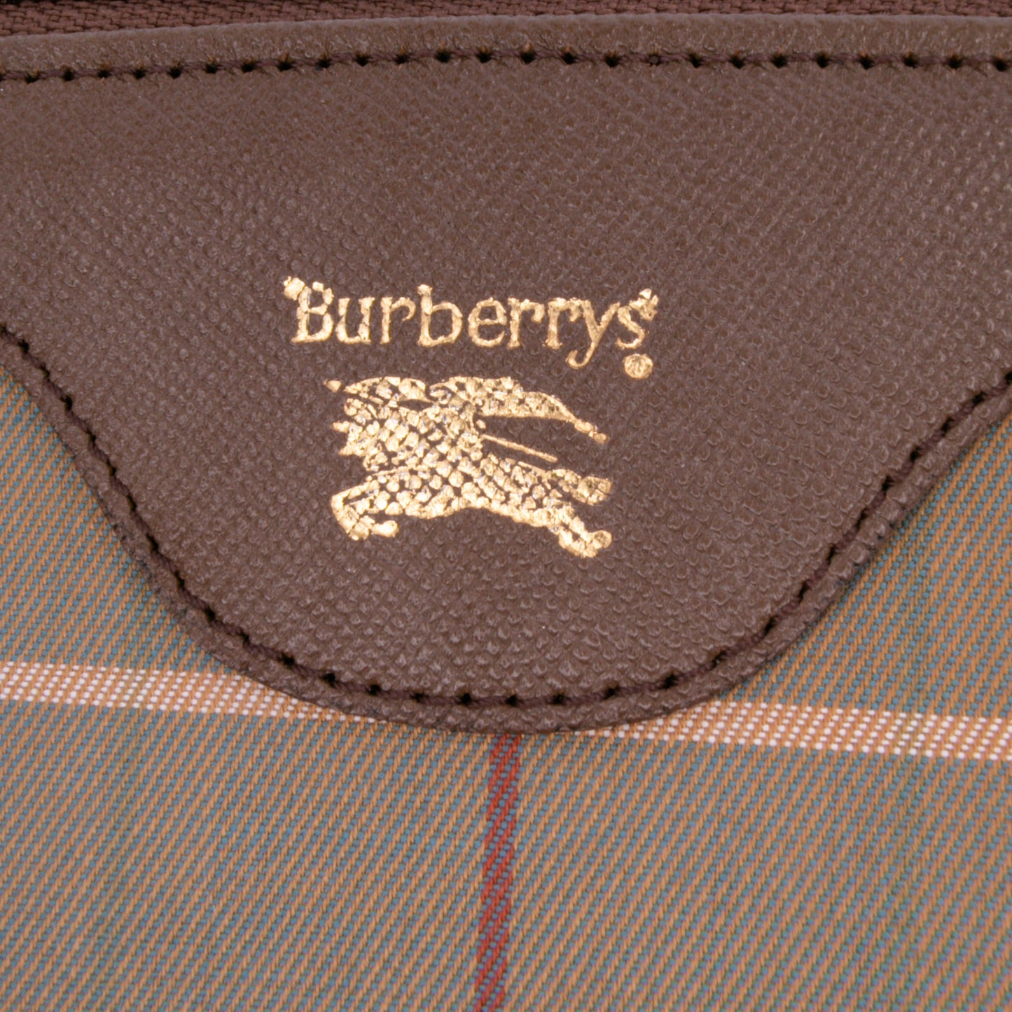 Burberry Vintage Check Canvas Clutch