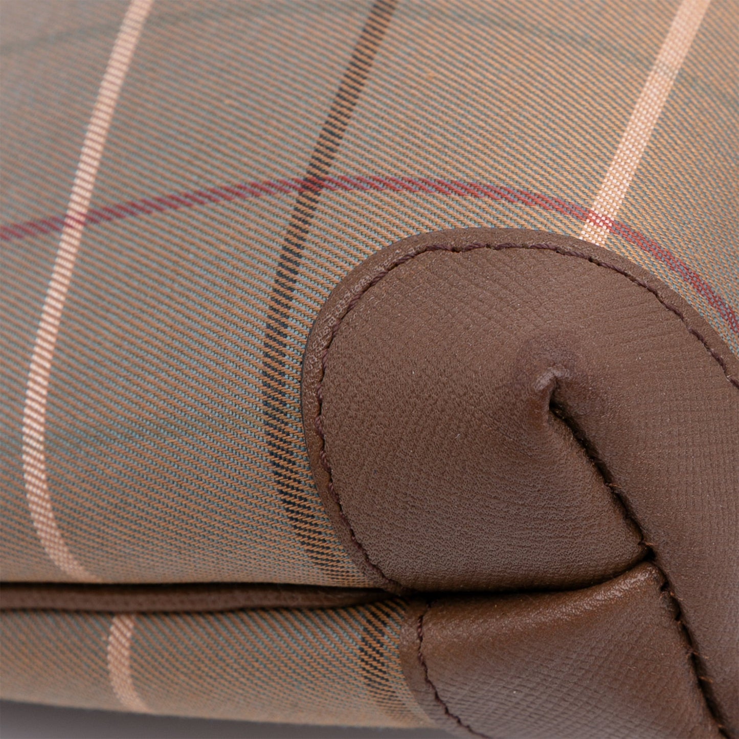 Burberry Vintage Check Canvas Clutch