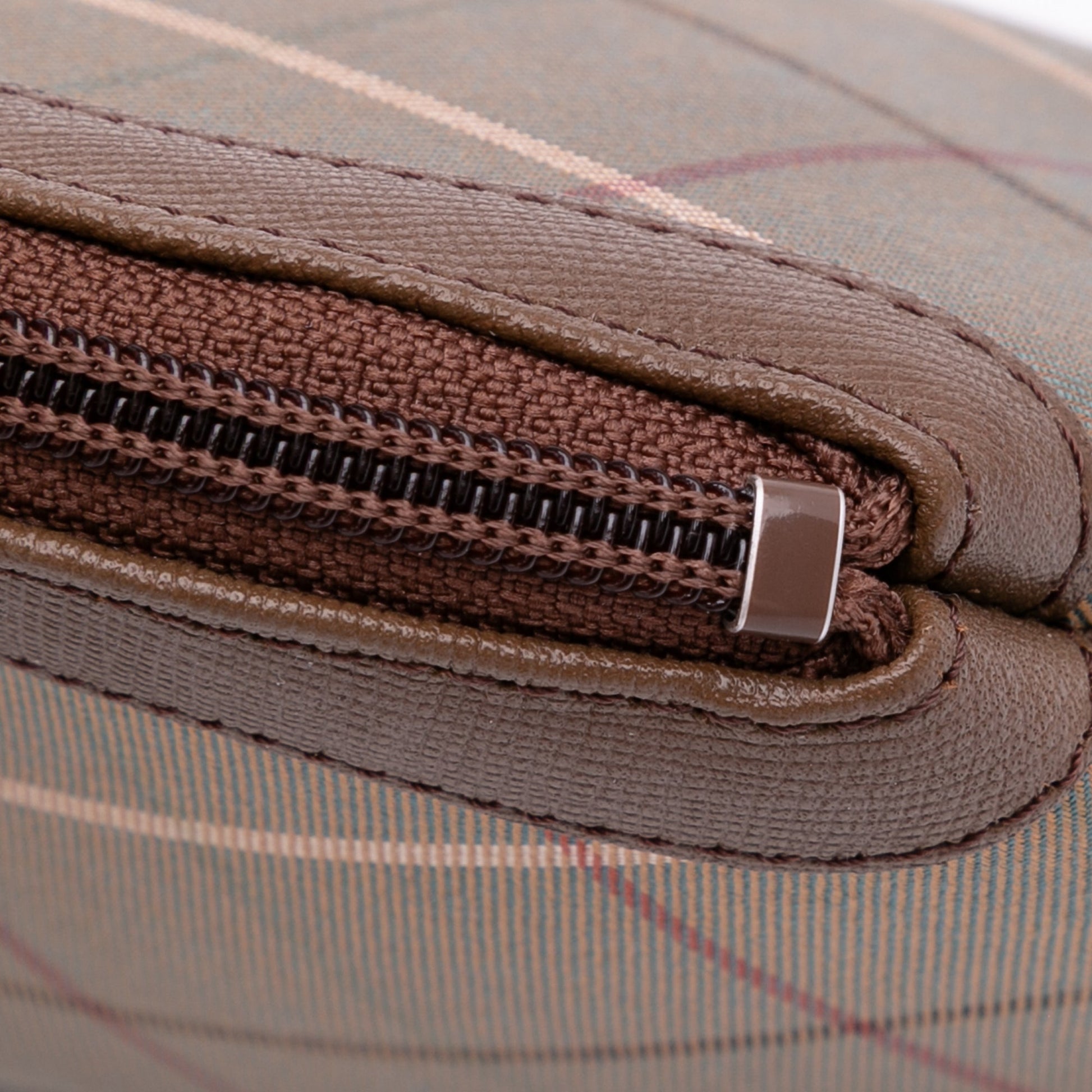 Burberry Vintage Check Canvas Clutch