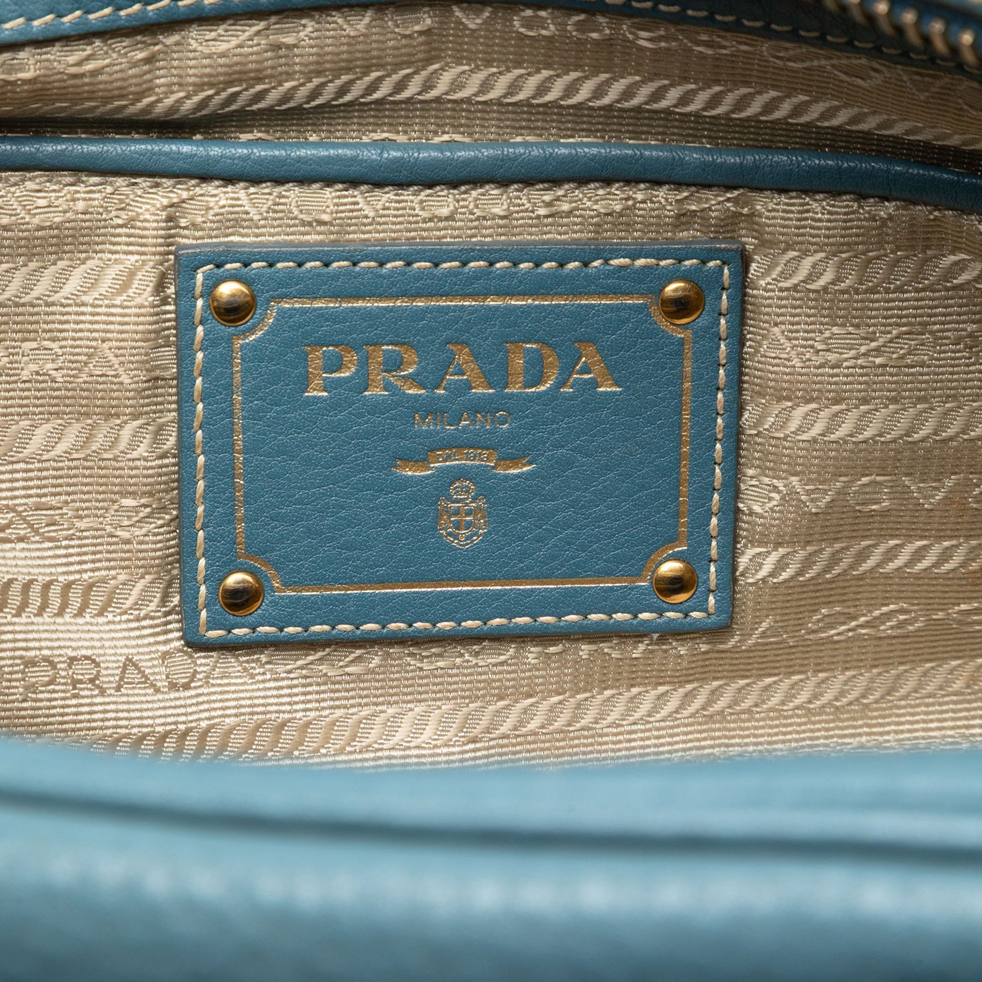 Prada Vitello Daino Bauletto Bag