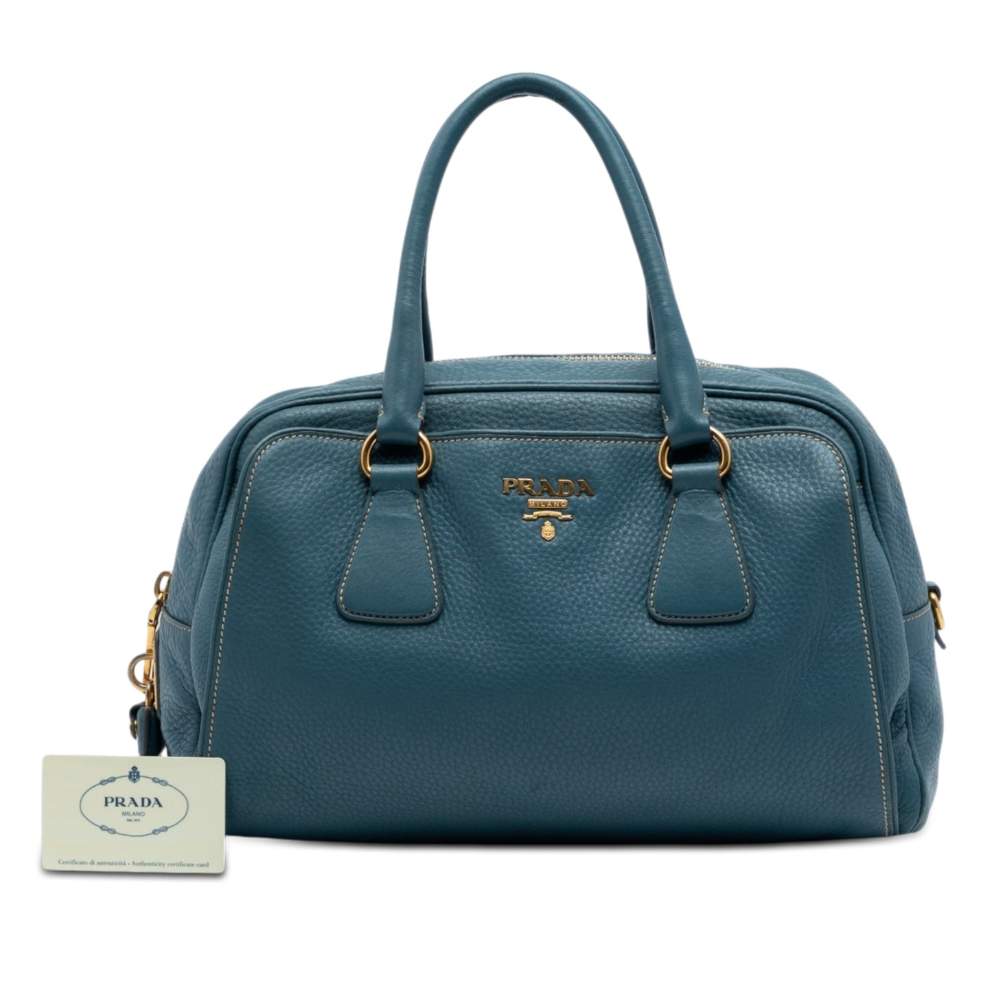 Prada Vitello Daino Bauletto Bag