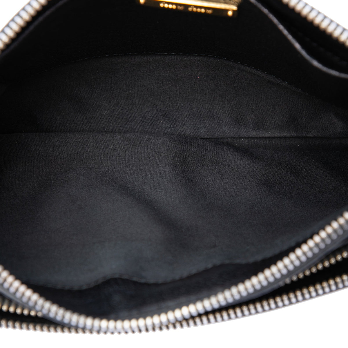 Miu Miu Goatskin Madras Double Zip Crossbody