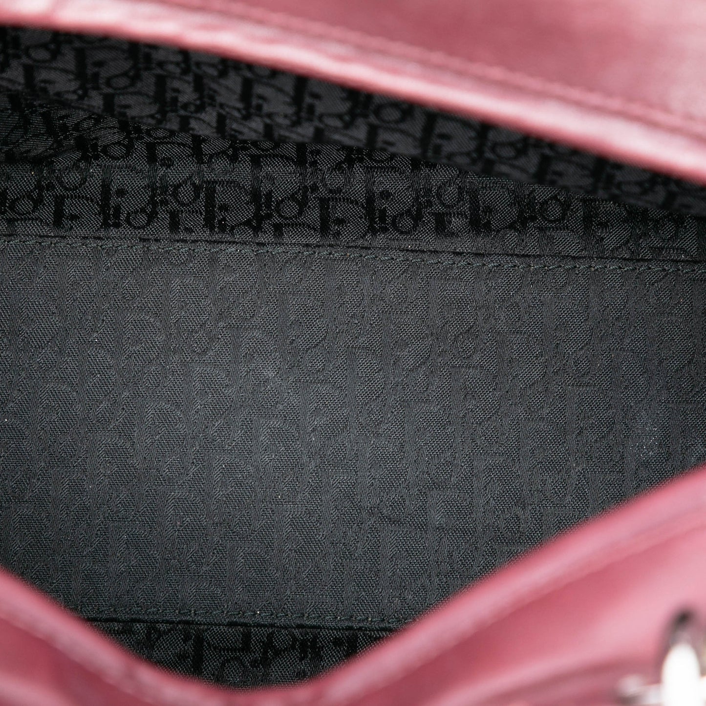 Dior Large Lambskin Cannage Bow Lady Dior