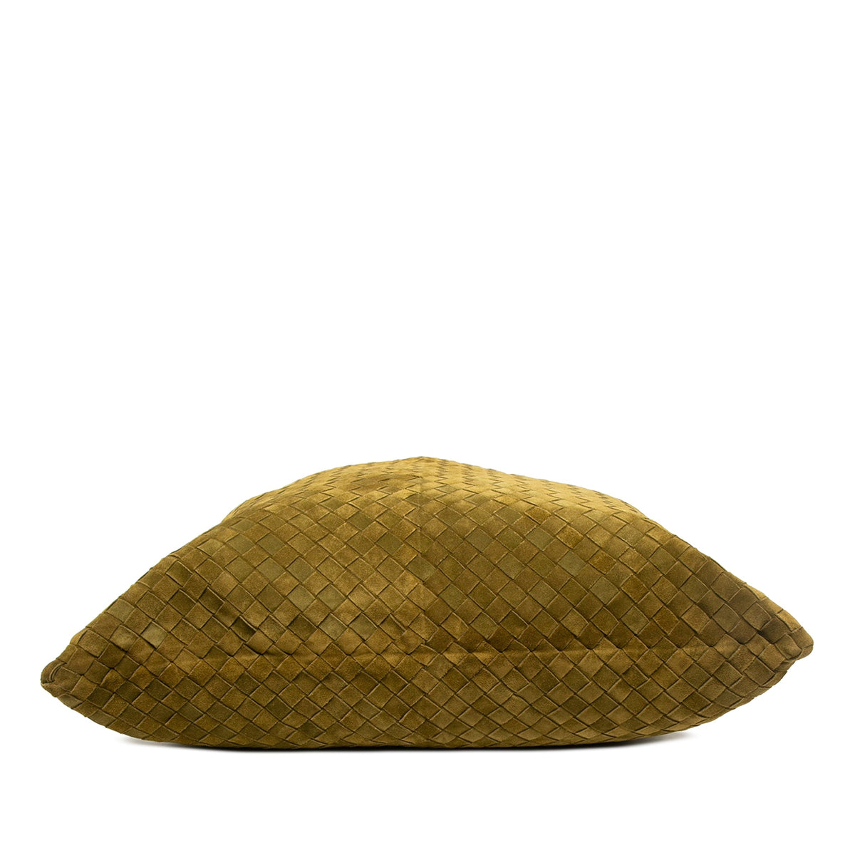 Bottega Veneta Large Suede Intrecciato Hop Hobo — Green