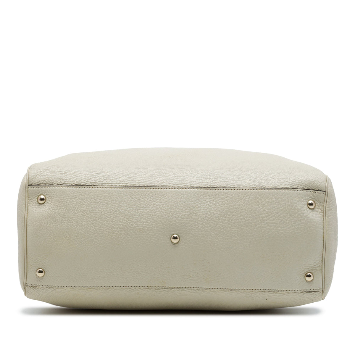 Gucci Large Calfskin Bamboo Shopper Satchel — Brown