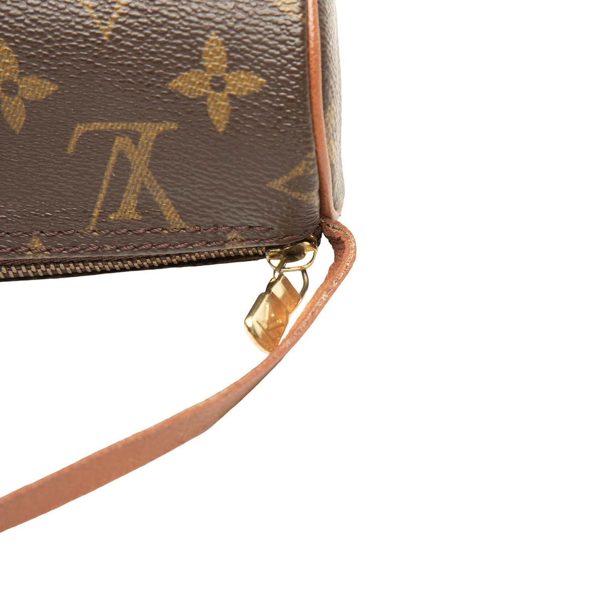 Louis Vuitton Monogram Papillon Pochette — Brown
