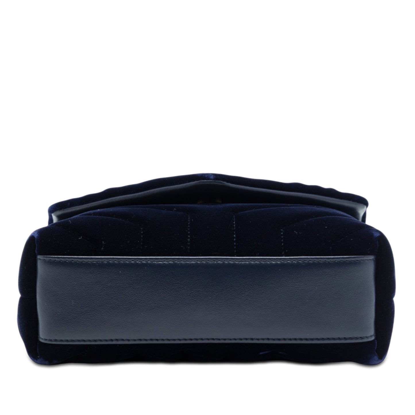 Saint Laurent Toy Matelasse Velvet Monogram LouLou Crossbody