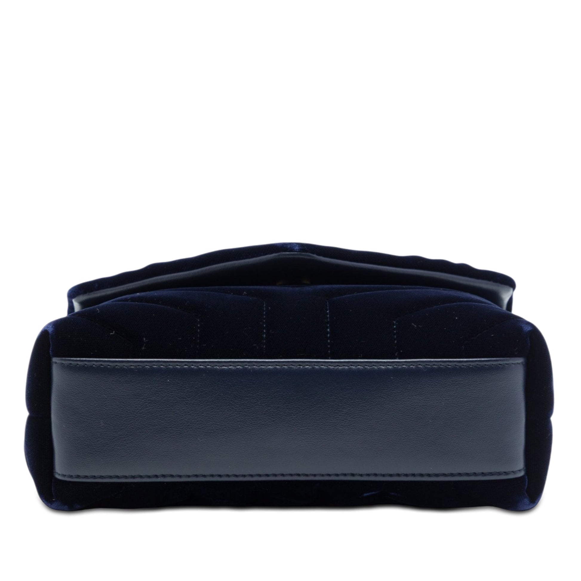 Saint Laurent Toy Matelasse Velvet Monogram LouLou Crossbody