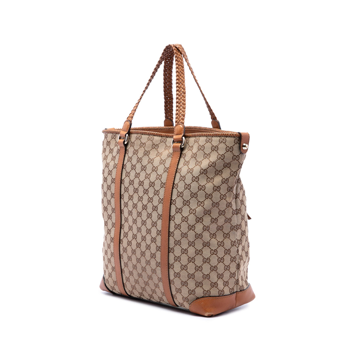 Gucci Large GG Canvas Marrakech Tote — Beige