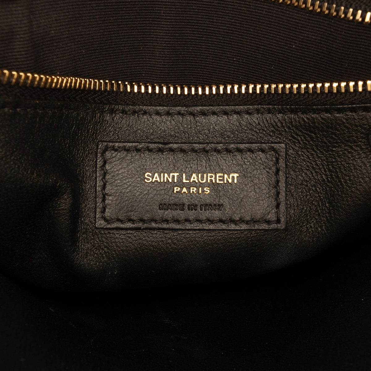 Saint Laurent Suede and Calfskin Monogram Cassandra Clasp Bag