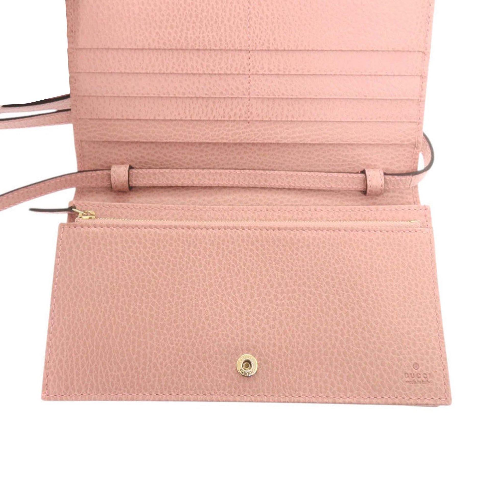 Gucci Dollar Calfskin Swing Wallet On Strap