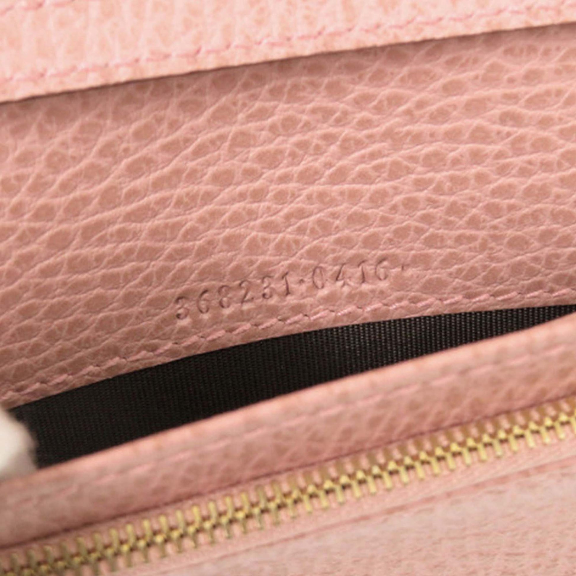 Gucci Dollar Calfskin Swing Wallet On Strap