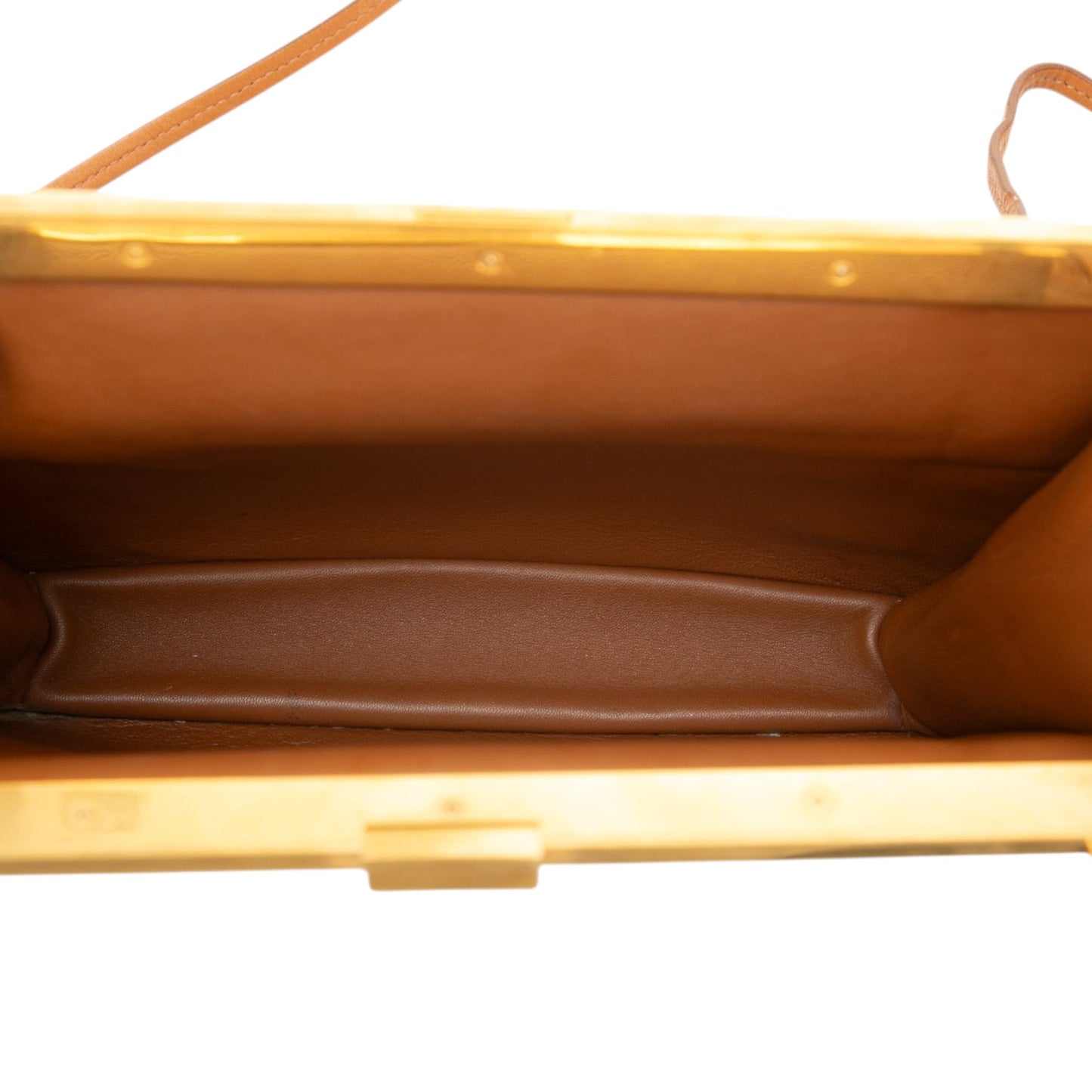 Celine Mini Leather Clasp Crossbody