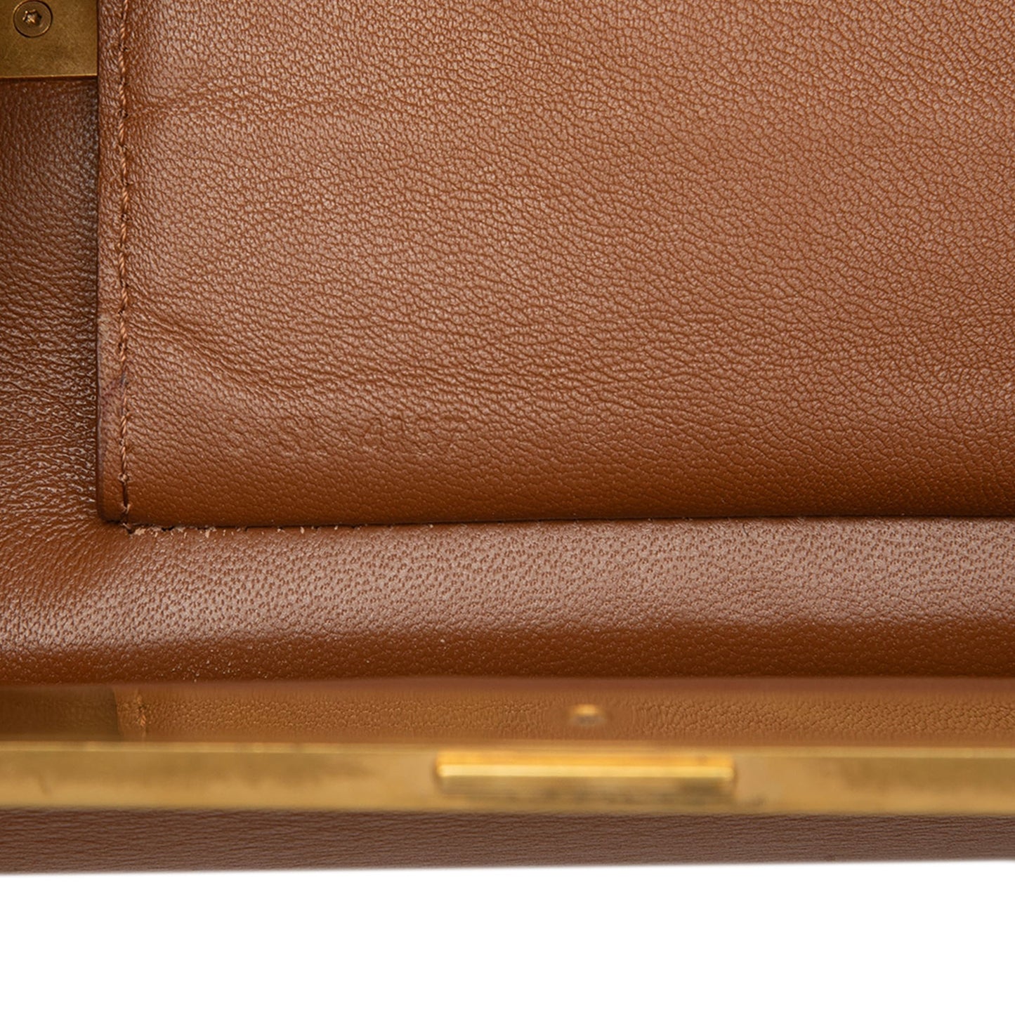 Celine Mini Leather Clasp Crossbody