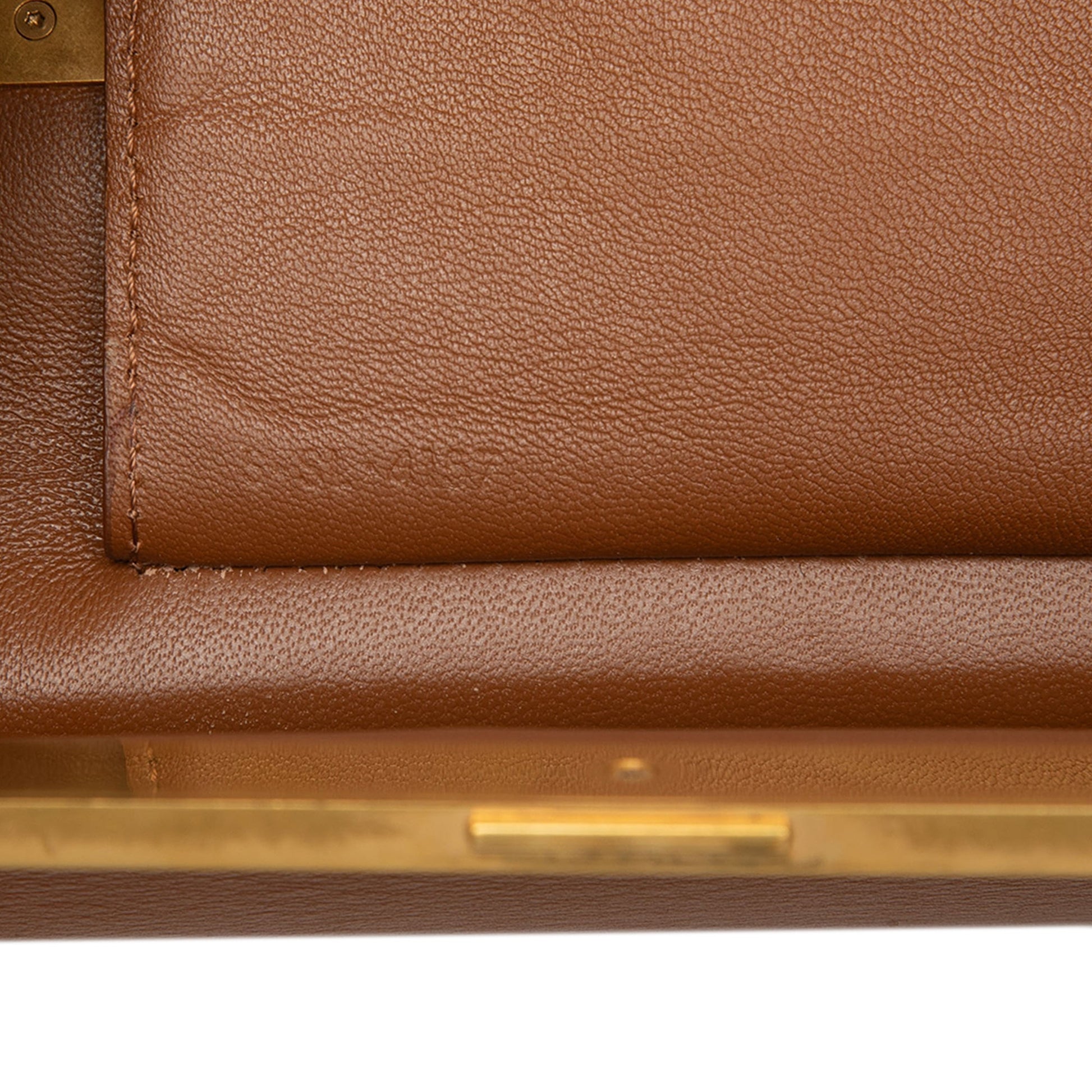 Celine Mini Leather Clasp Crossbody
