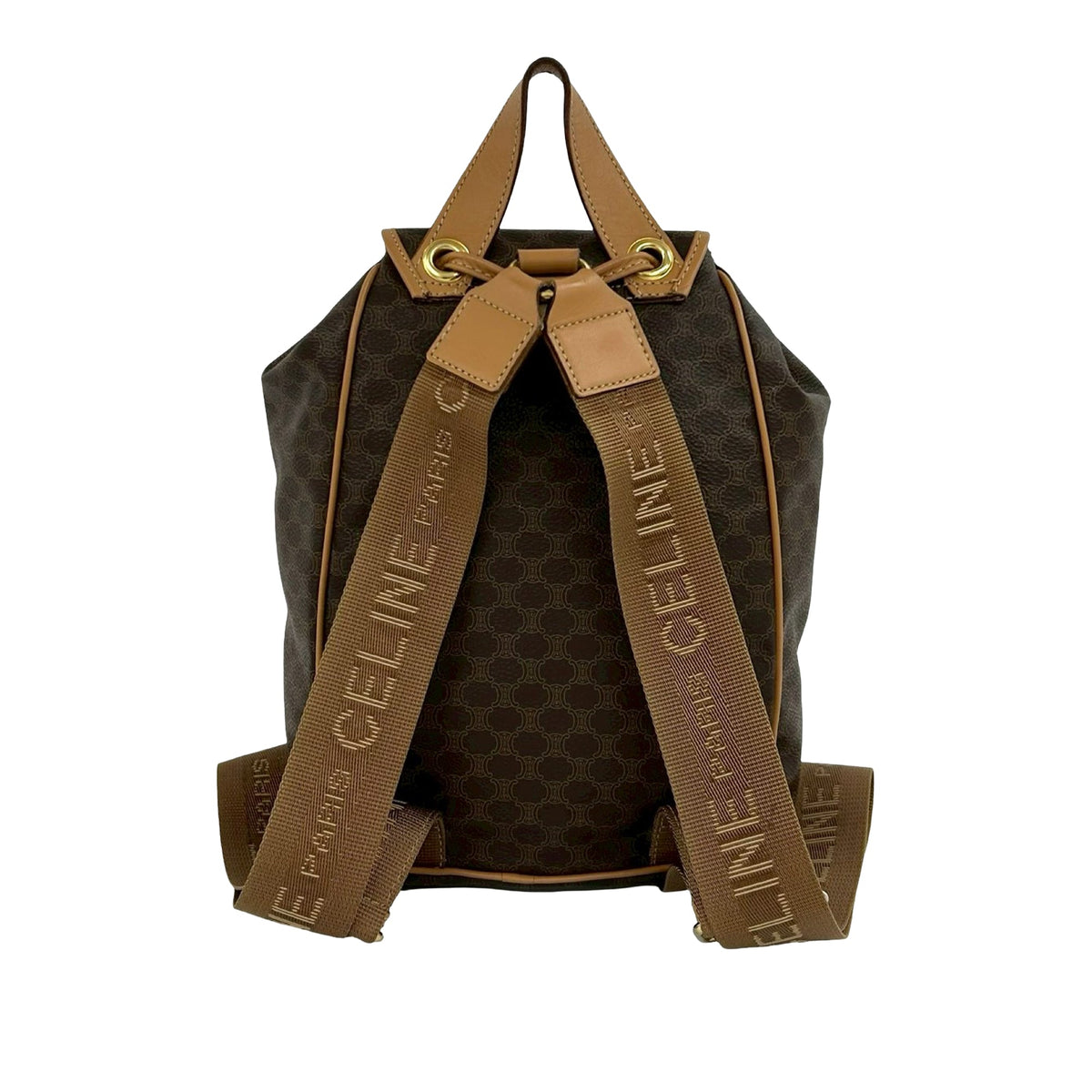 Celine Macadam Drawstring Backpack