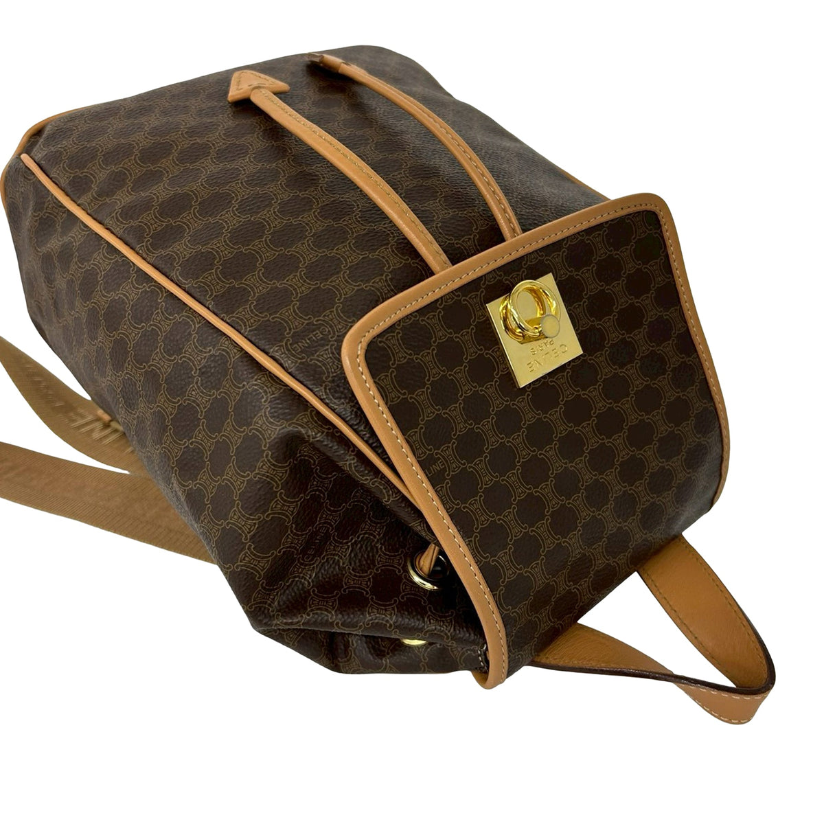Celine Macadam Drawstring Backpack