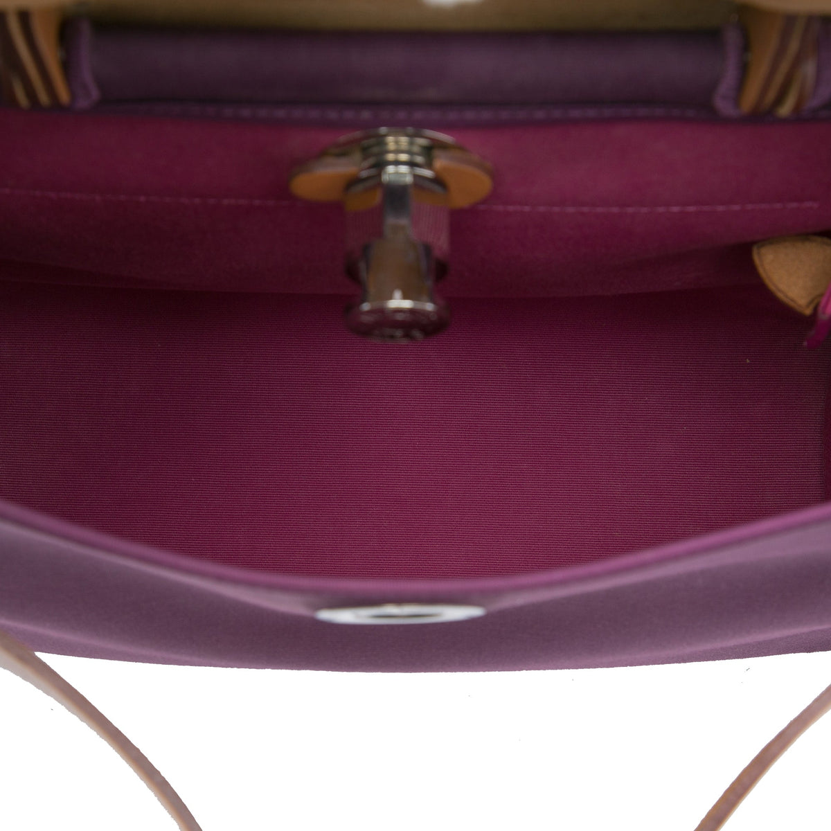 Hermès Toile Verso Herbag Zip 31 — Purple