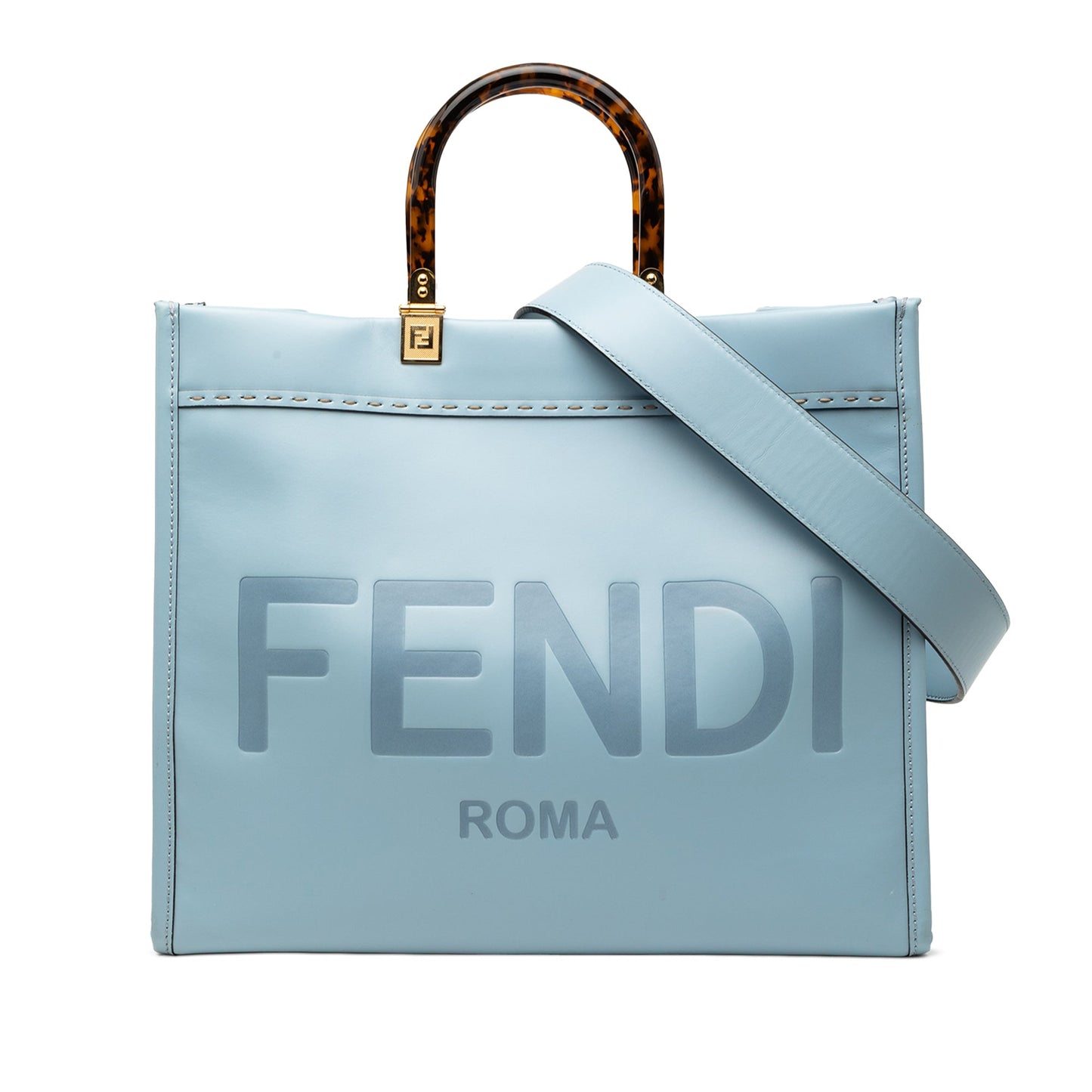 Fendi Medium Leather Sunshine Shopper Tote